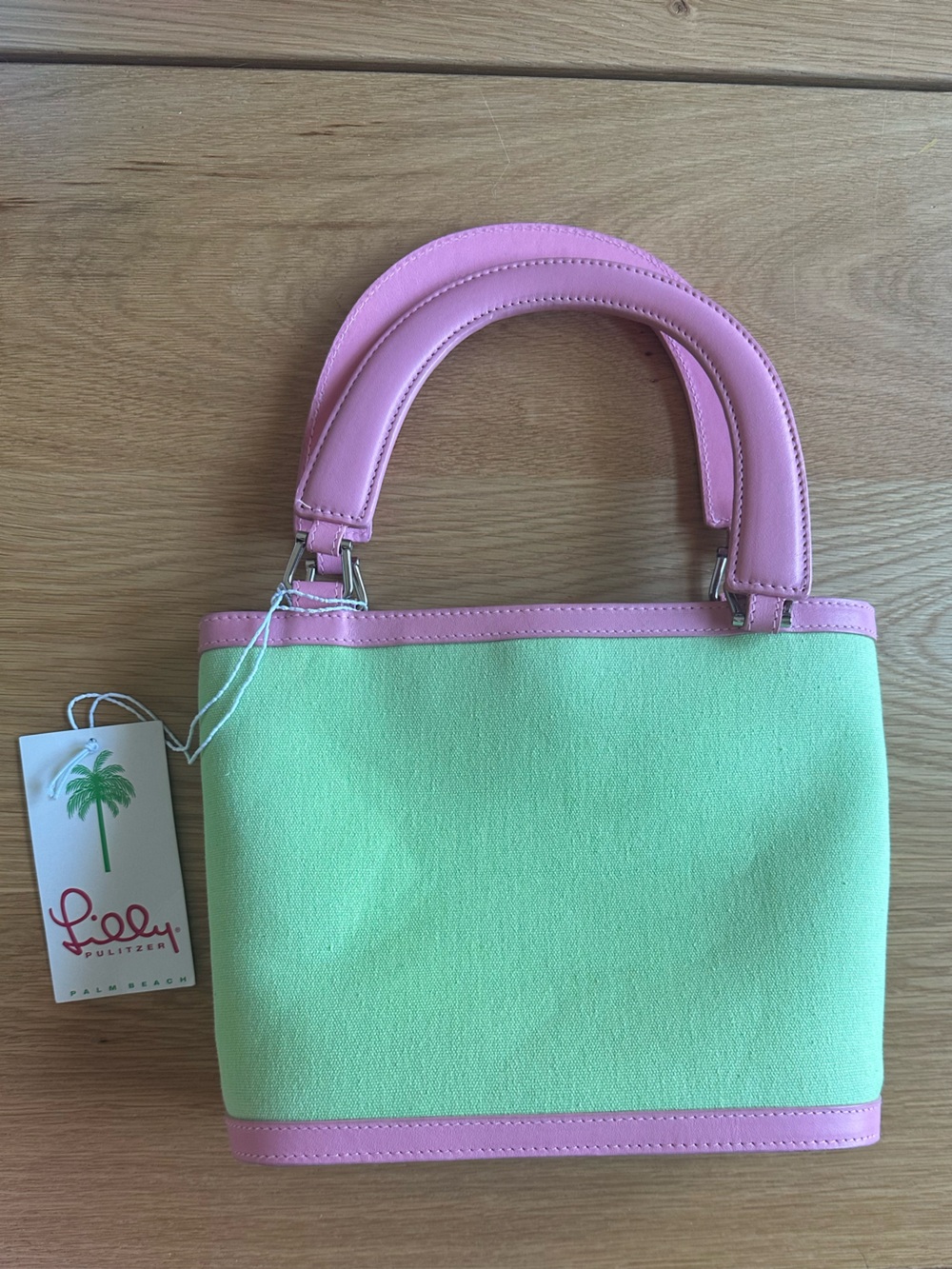 NWT Lilly Pulitzer Bardot Green Lilly Lunch Bag Vintage Retired